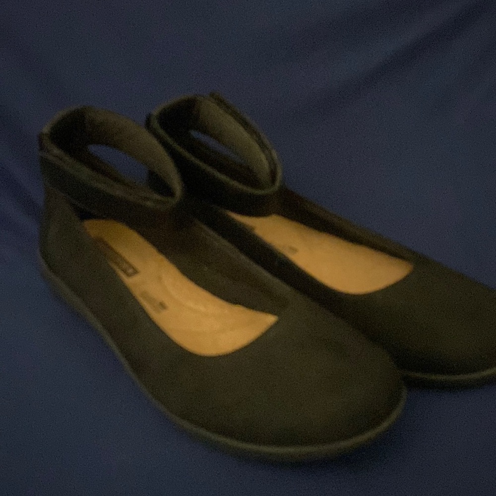Clarks collection for women flats with ankle strap